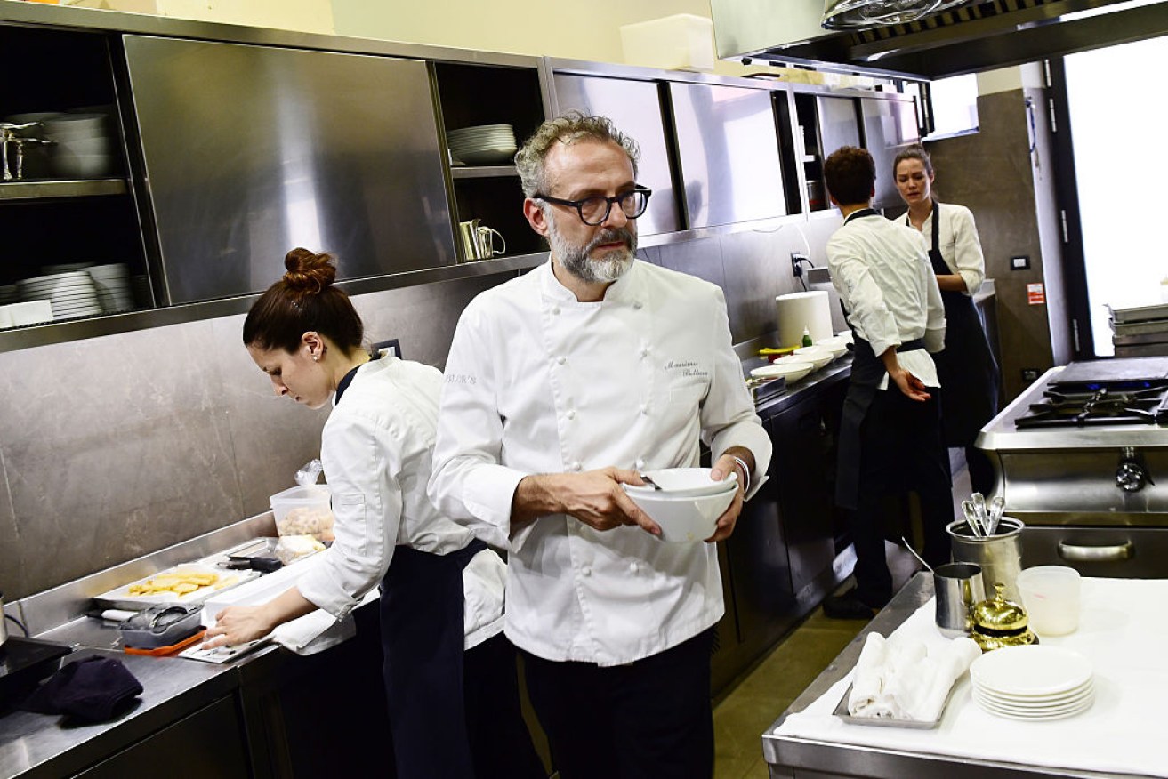 Chef Massimo Bottura whose Osteria Francescana in Modena was judged the world's best restaurant.