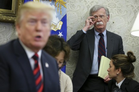 Trump eyes replacement for hawk Bolton
