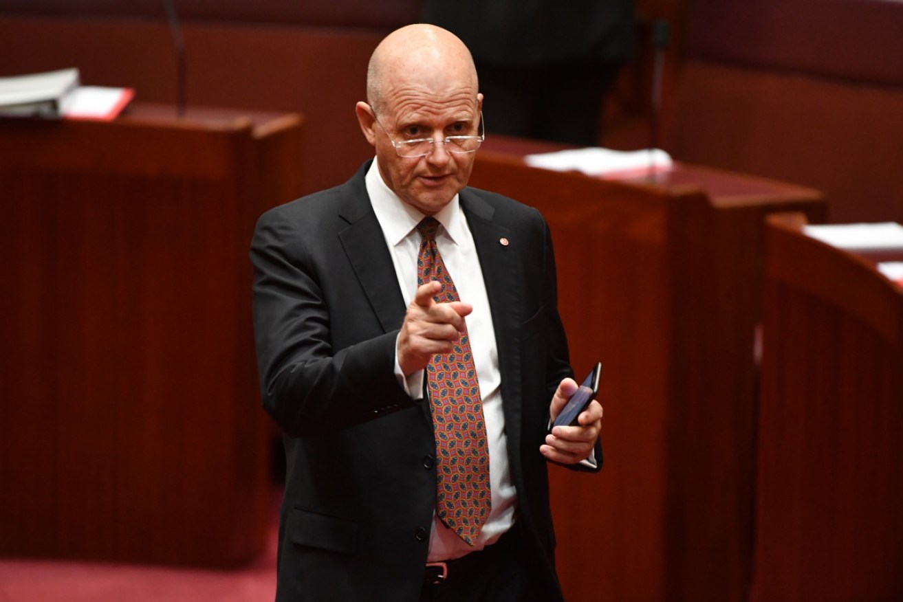 David Leyonhjelm wants Prime Minister Malcolm Turnbull to call out misandry (a prejudice against men).