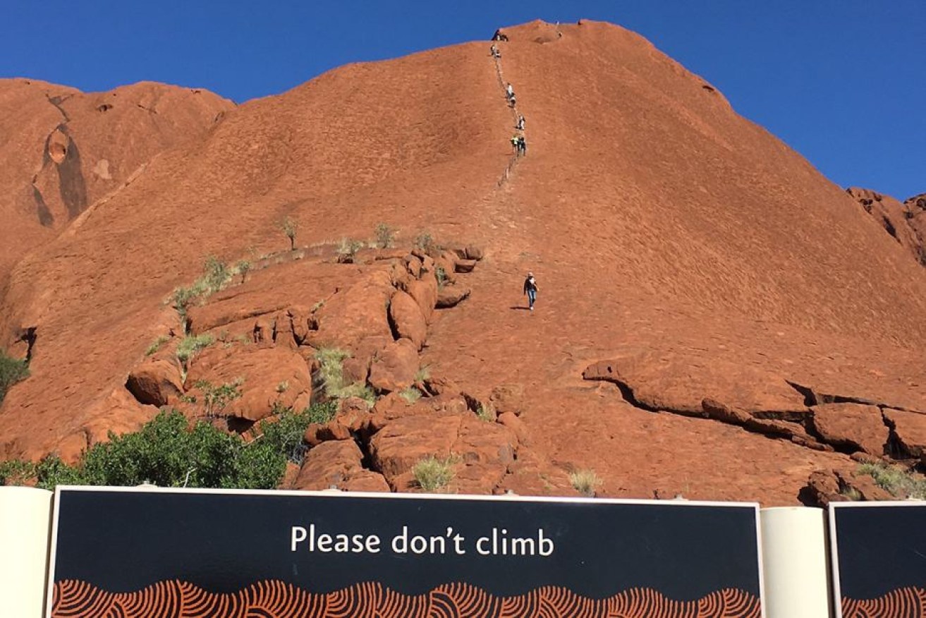 The Uluru-Kata Tjuta National Park board has warned against attempting the climb.