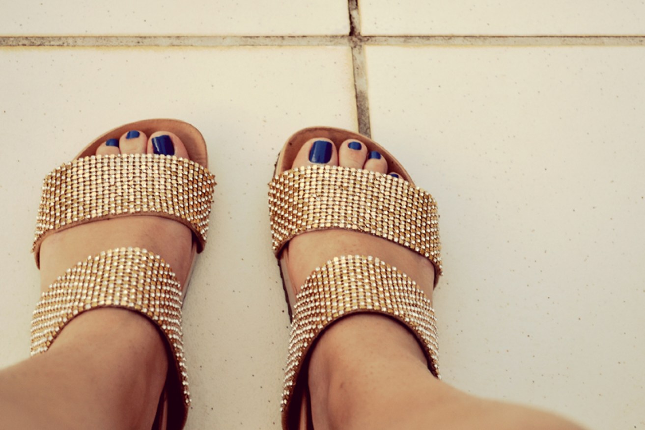 What happens when you buy gold sandals and get ugly knits instead? A lot of heartache.