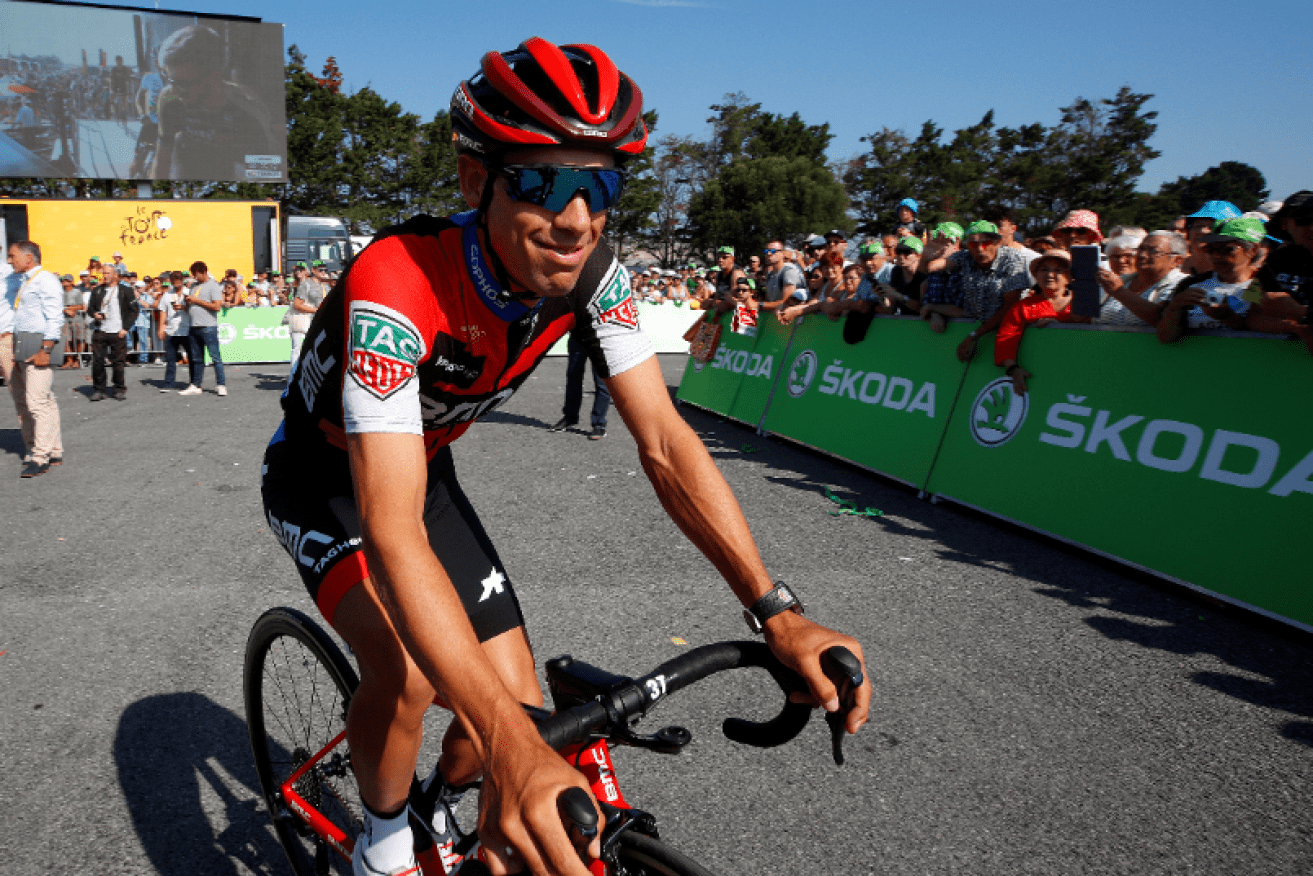 Australia's Richie Porte wears a confident smile before the starter's gun, but things didn't go quite according to plan.