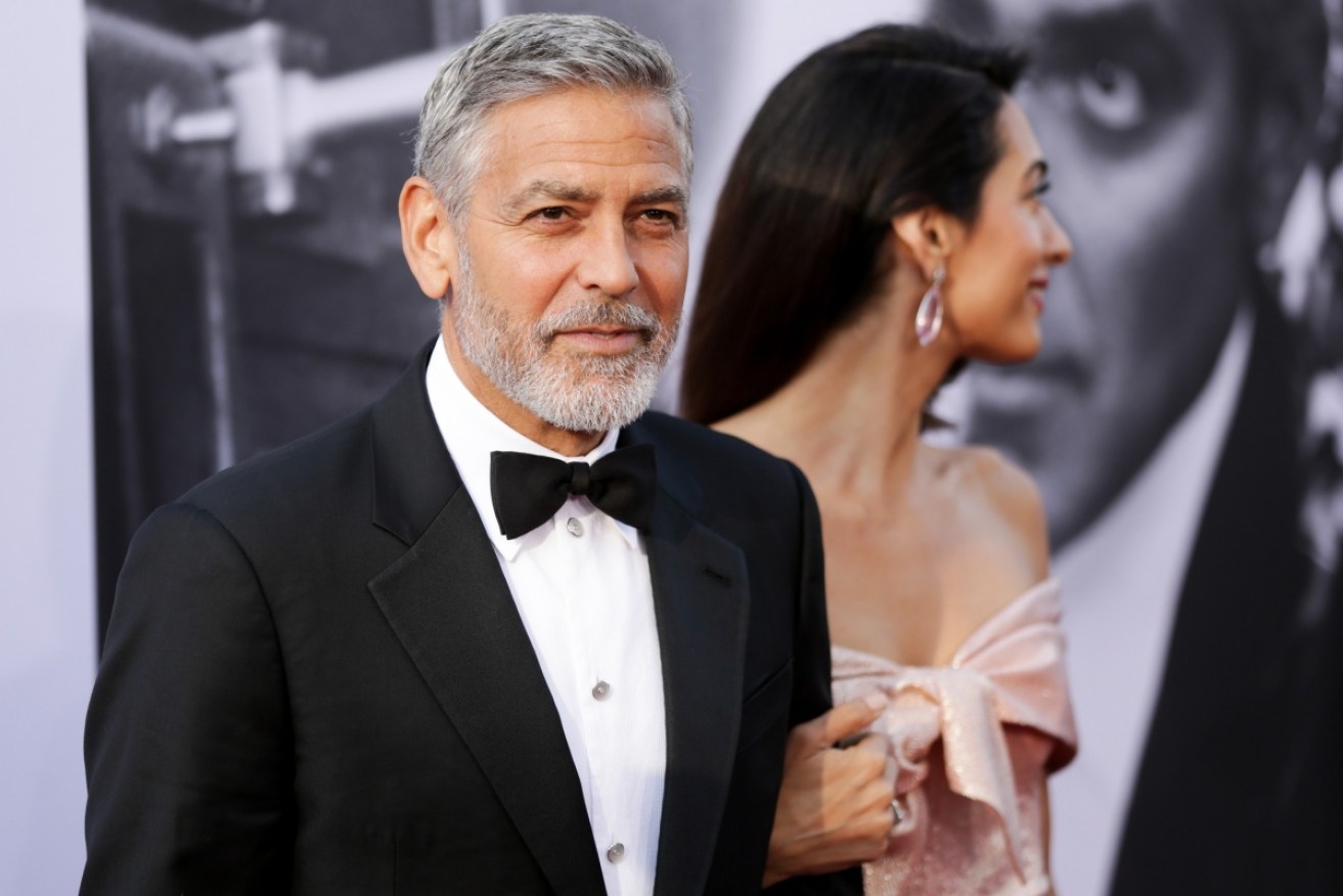 George Clooney was involved in an accident on the Italian island of Sardinia.