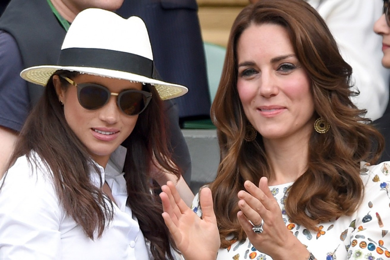 Meghan Markle and Kate Middleton will be at Wimbledon together on Saturday.