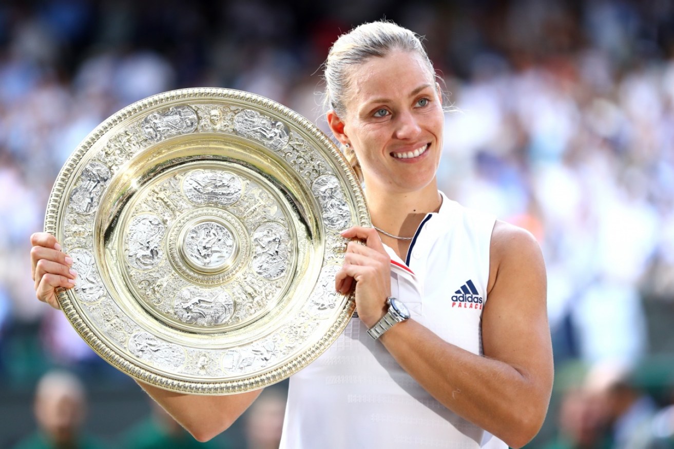 Angelique Kerber is the first German to win Wimbledon since Steffi Graf in 1996.
