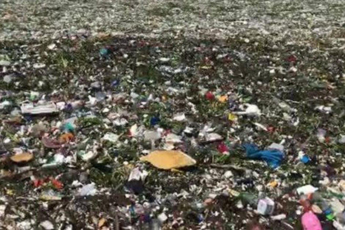 At least 30 tonnes of plastic rubbish has already been cleaned up after a three-day operation.