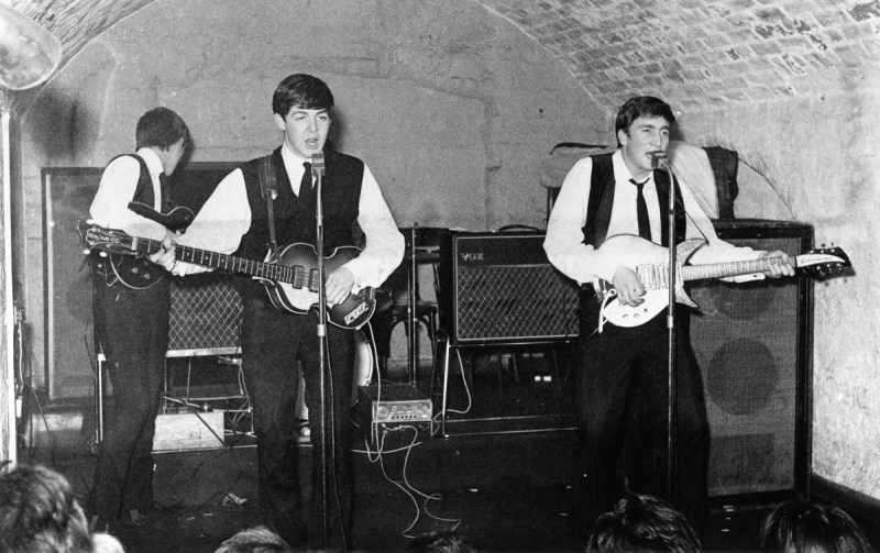 Paul McCartney and the Beatles at the Cavern