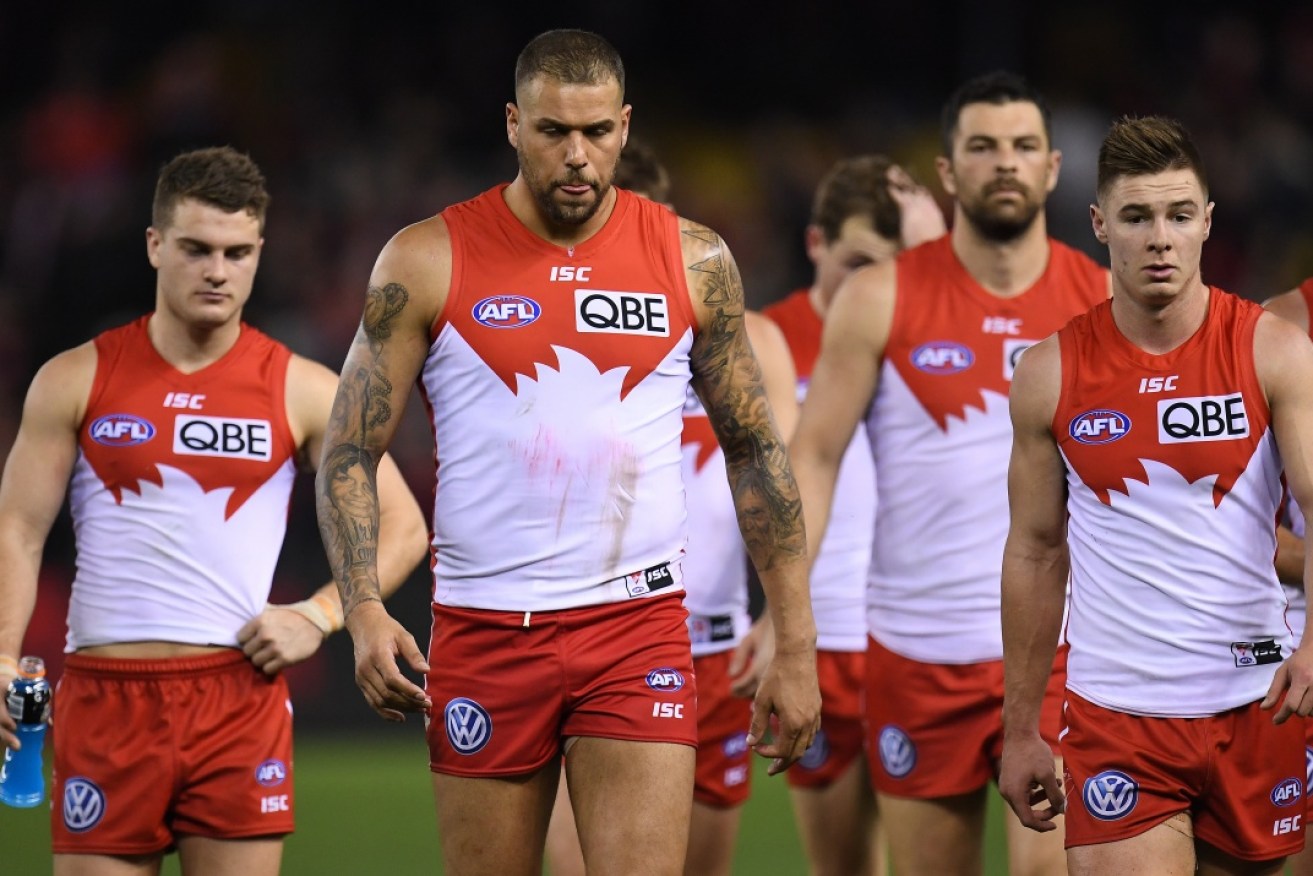 
Sydney coach John Longmire admits time is running out for the Swans to save their AFL season after losing to Essendon by 43 points.