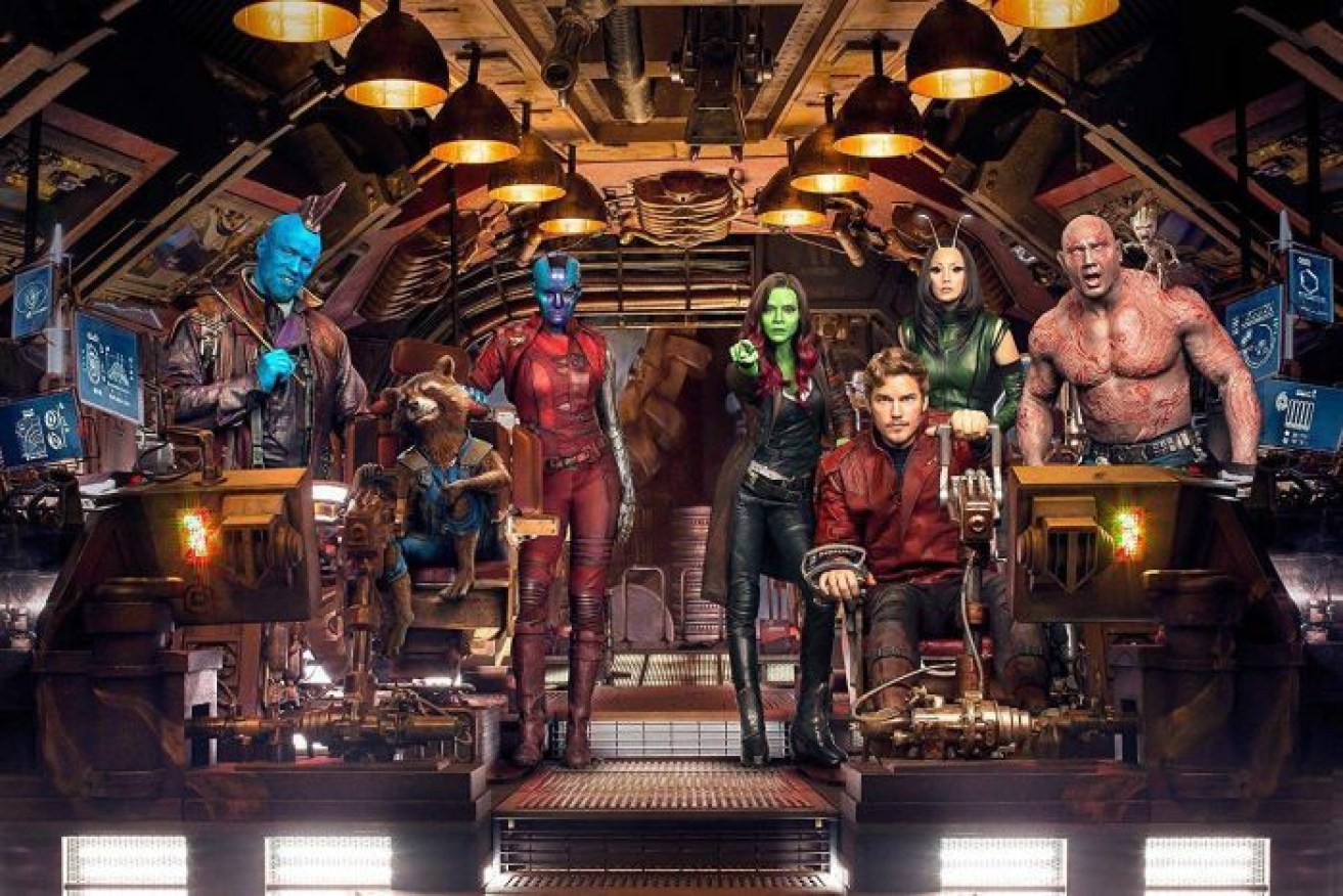 The Guardians of the Galaxy cast have backed their former director .