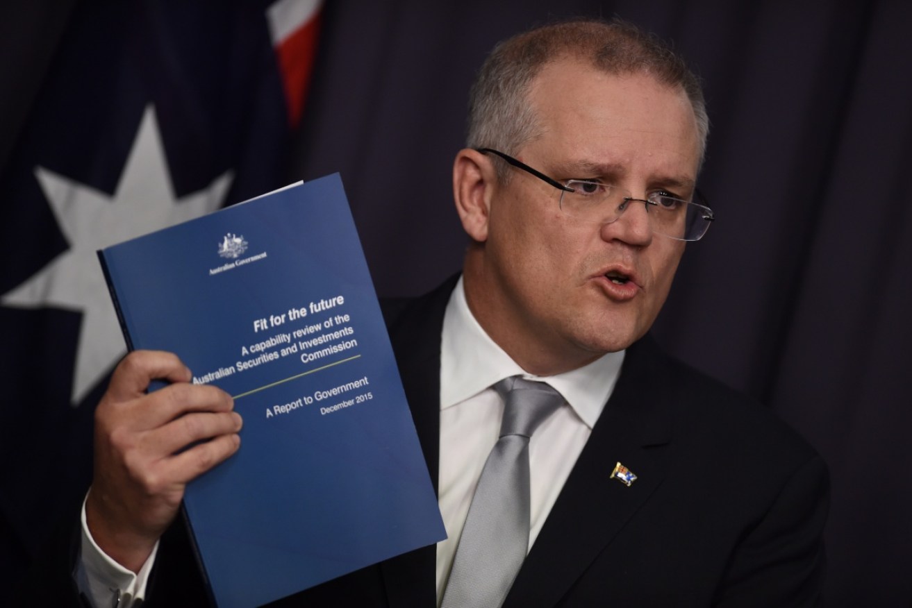 Treasurer Scott Morrison promised a "tough cop on the beat" in 2016.