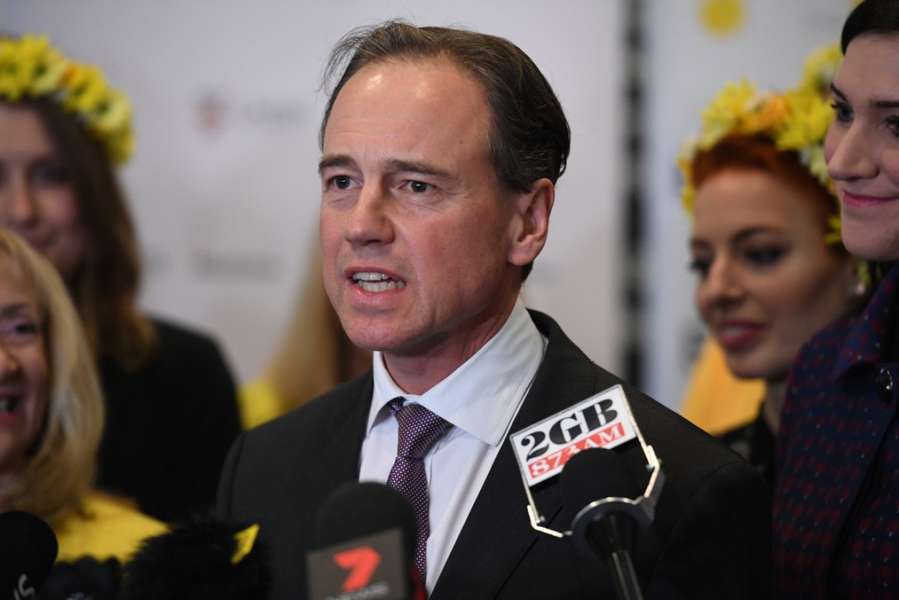 Health Minister Greg Hunt has faced strong opposition against My Health Record. 