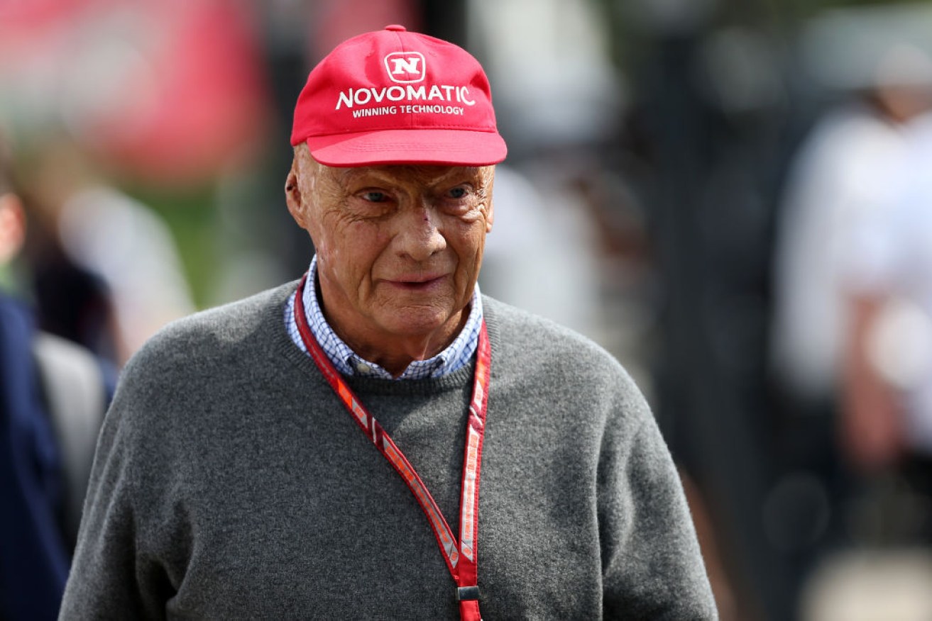 Lauda required two kidney transplants after a near-fatal Formula One crash in 1976.