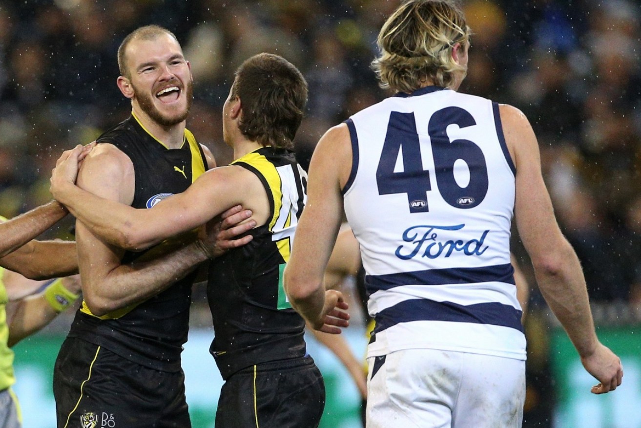 Geelong coach Chris Scott hopes to play a 'beatable' Richmond again in the next 'six or seven weeks'.