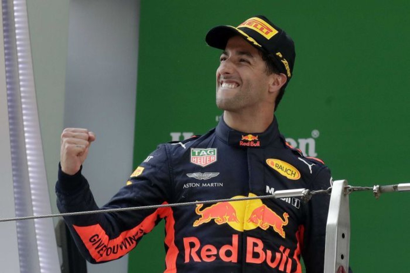 Daniel Ricciardo has won seven Grand Prix for Red Bull since 2014.
