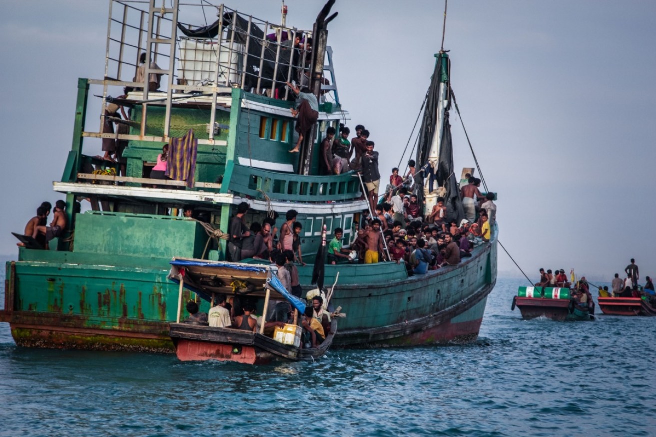 Sri Lankans have in the past sometimes undertaken hazardous illegal boat journeys (file image).
