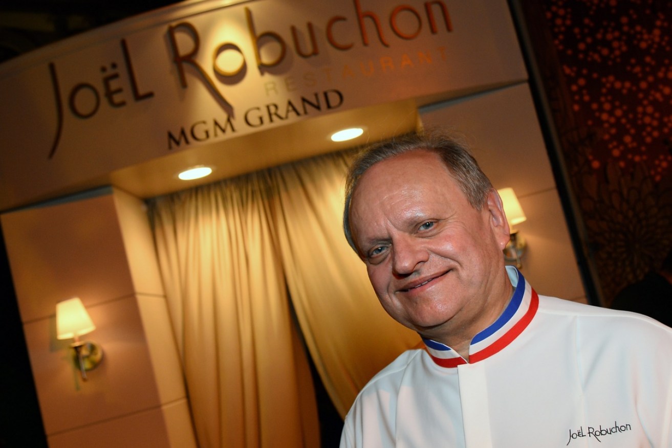 Michelin-starred chef Joel Robuchon at Caesars Palace, Las Vegas in 2014.