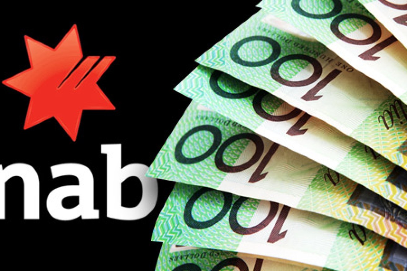 NAB is setting aside cash for compensation. 
