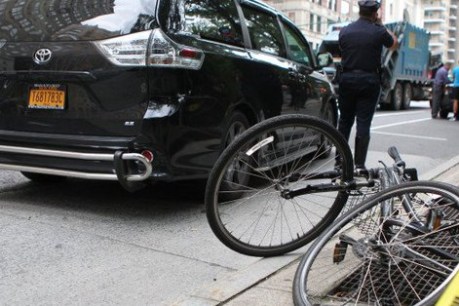 Aussie cyclist dies under wheels of NYC trash truck