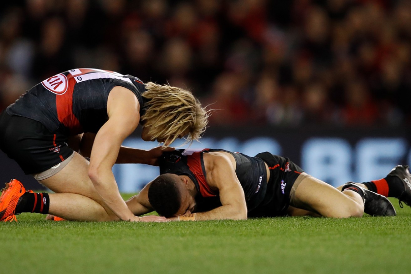 Because of curious rules, the felling of Adam Saad on Friday left Essendon a man down.