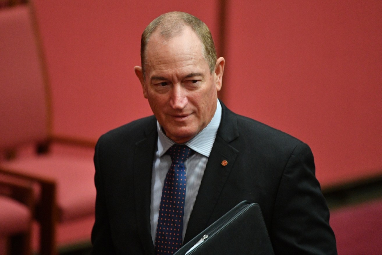 Senator Fraser Anning has previously been condemned in both houses of parliament.