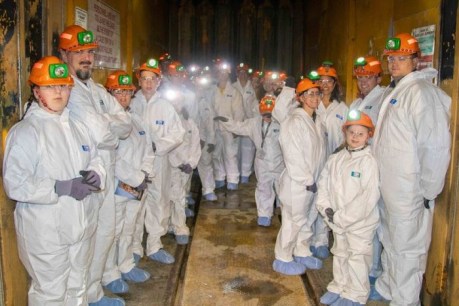 Miners take families underground in Mt Isa for rare open day