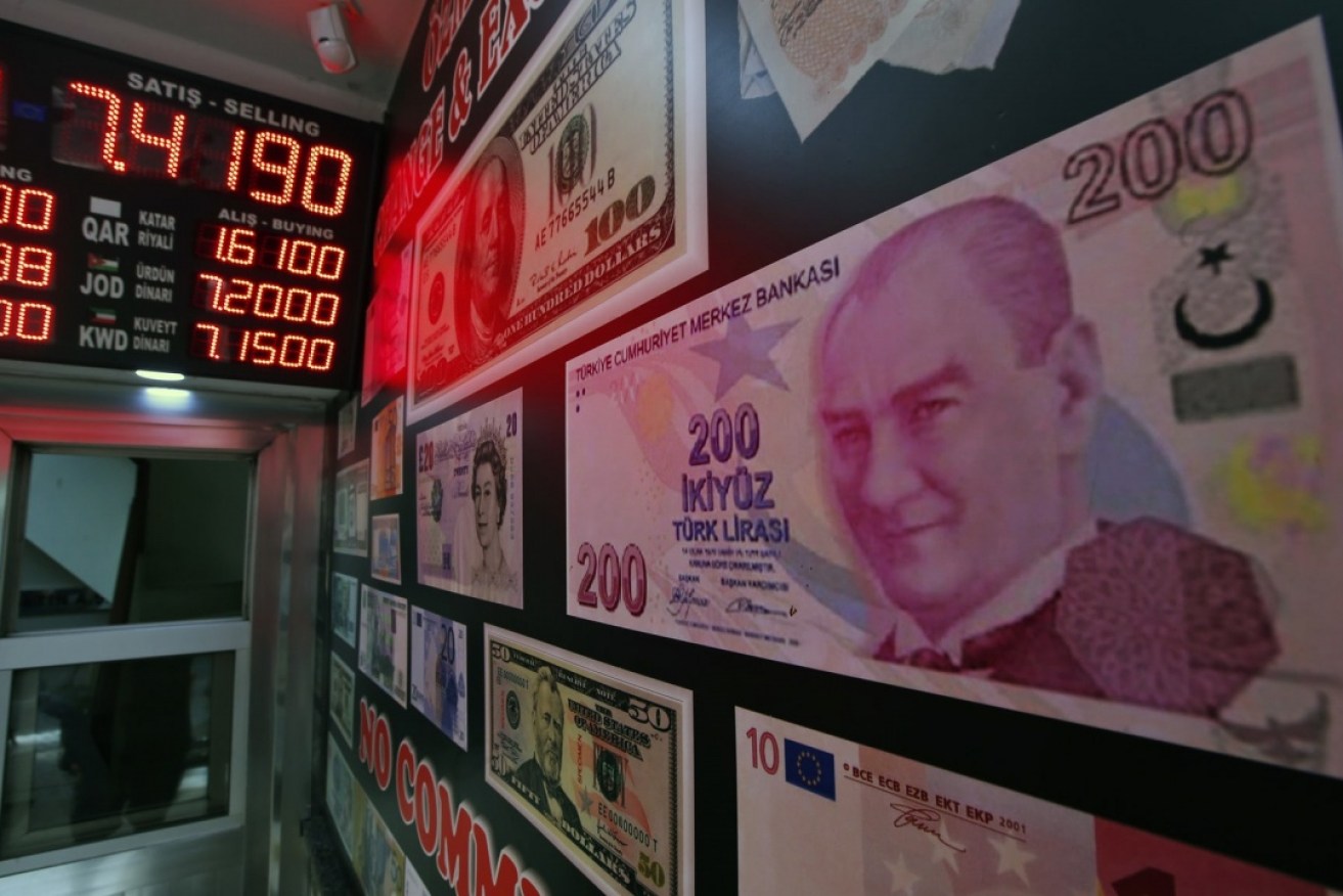 Despite an easing in the Turkish currency plunge, fears remain for emerging markets.