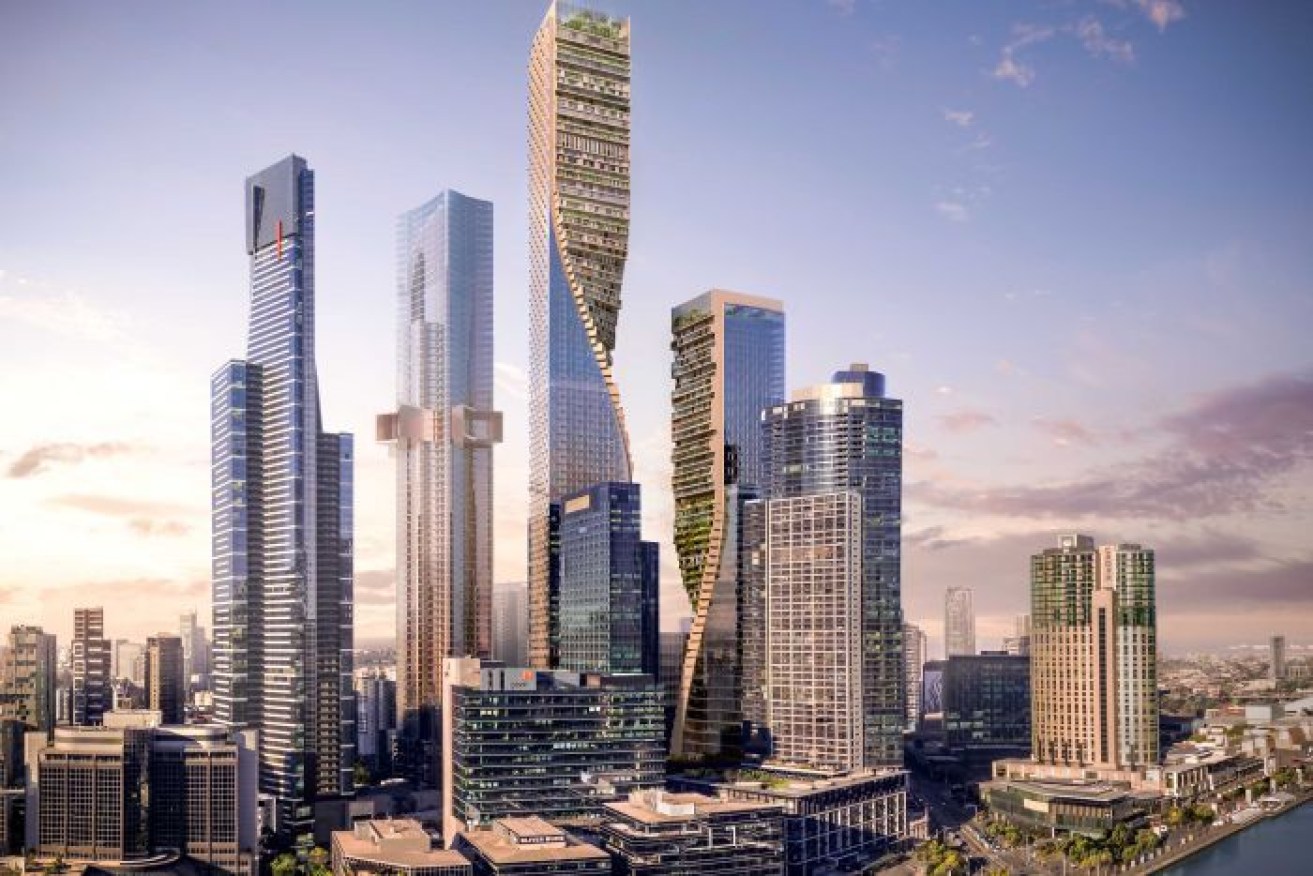 The Green Spine building would be the tallest in Australia. 
