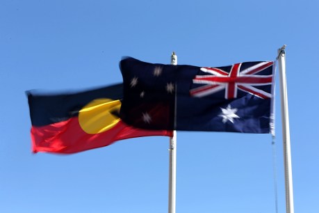 PM hedges his bets on flying indigenous flags