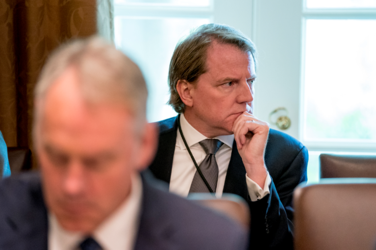 A key player in White House efforts to foil the Russiagate probe, lawyer Donald McGahn has provided 30 hours of inside information.