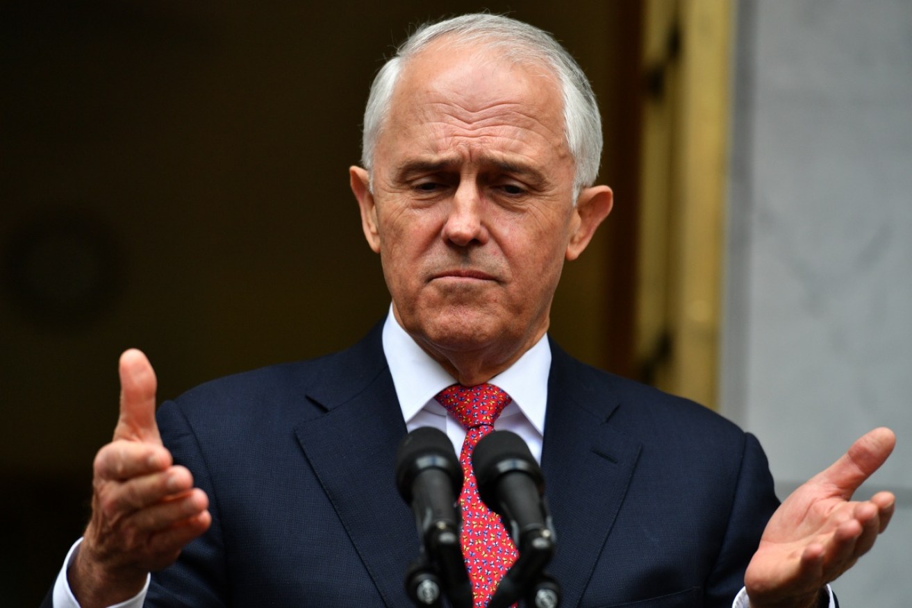 Malcolm Turnbull speaks to journalists to plead for unity after Tuesday's leadership spill.