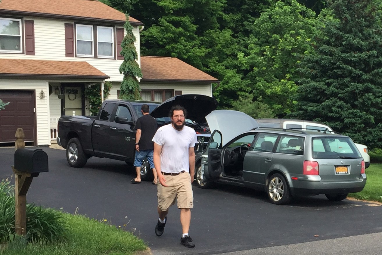 Michael Rotondo, 30, was legally evicted from his parents' home on June 1. 