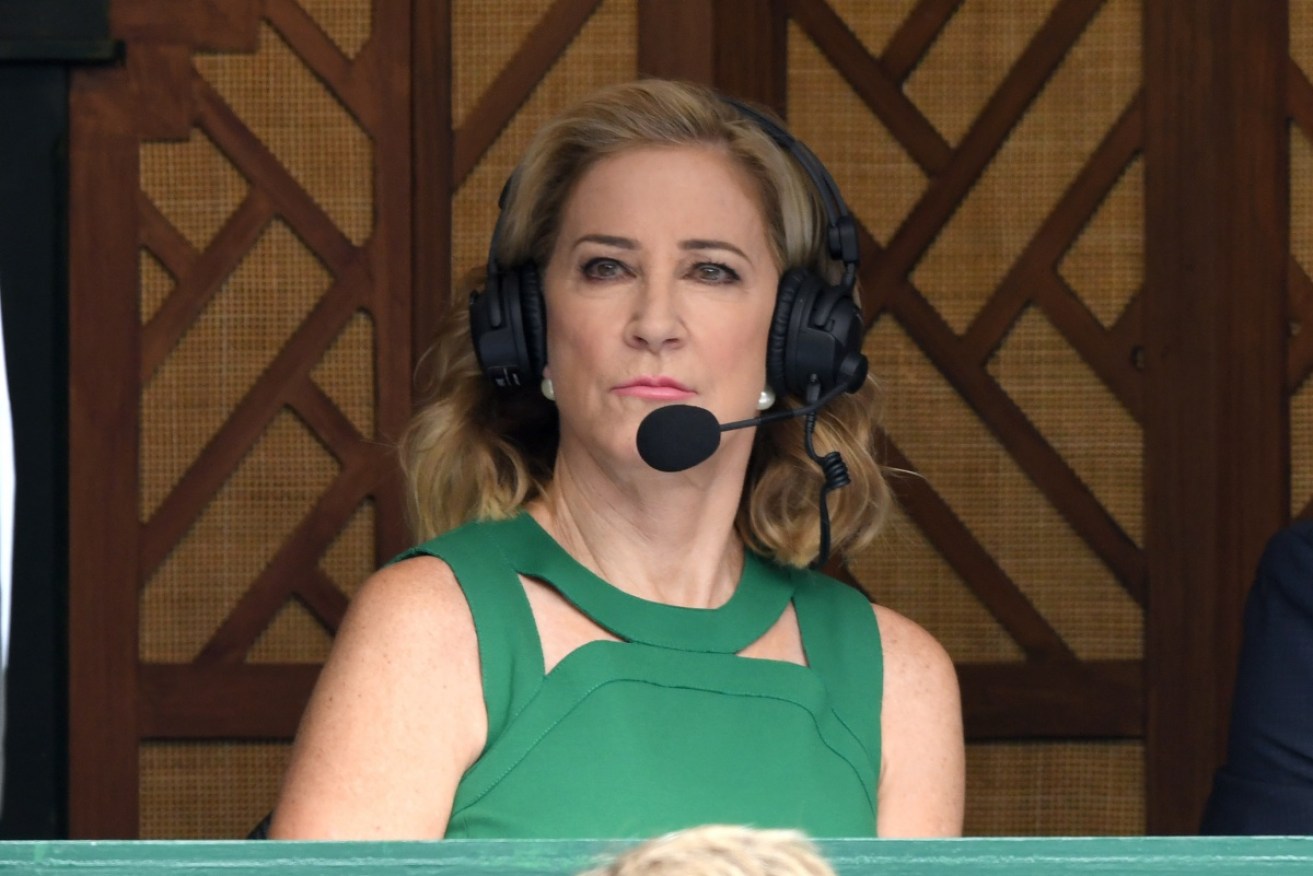 Chris Evert prognosis is good after the cancer was caught early.
