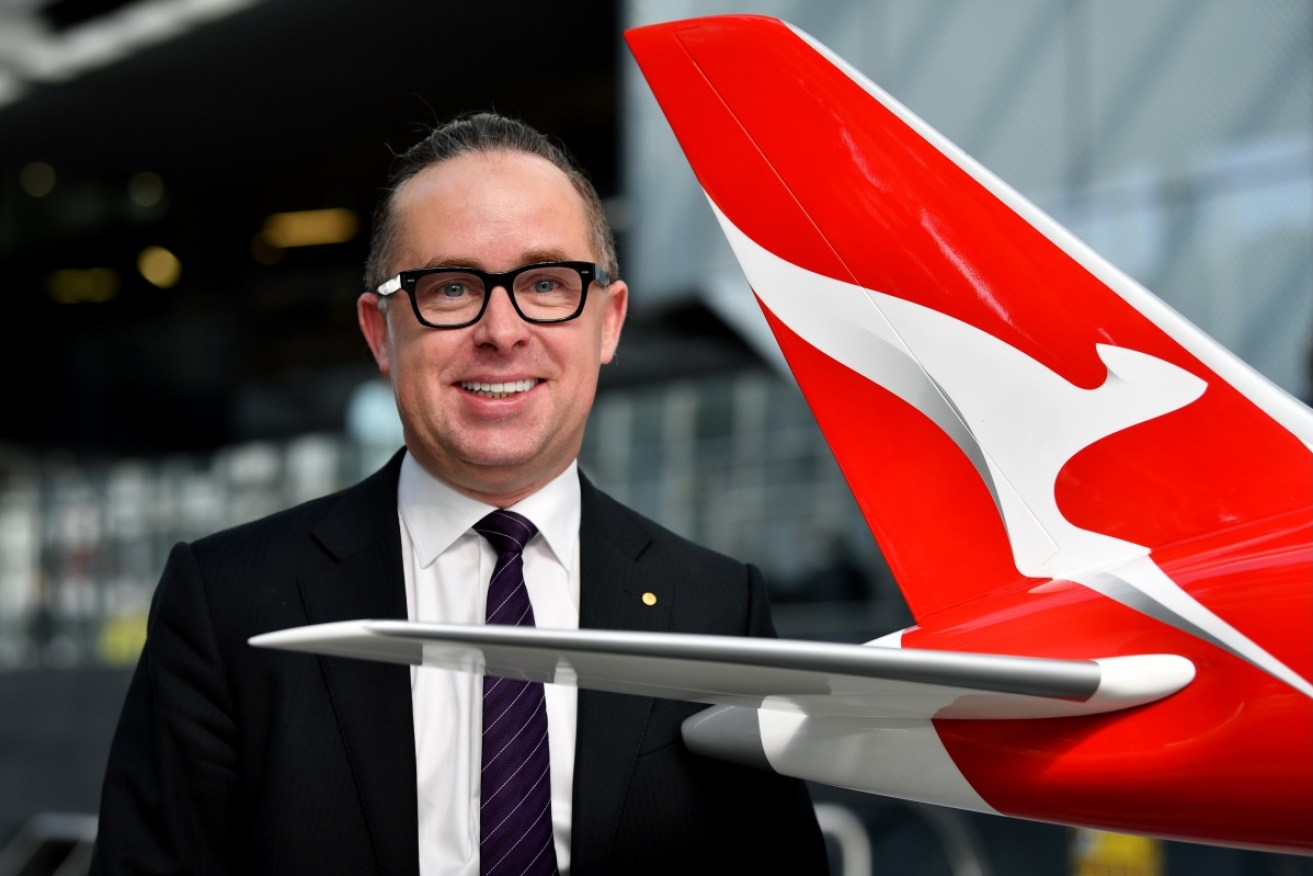 Alan Joyce has said workers will need to take annual leave as the airline grounds planes in response to the coronavirus. <i>Photo: Getty</i>