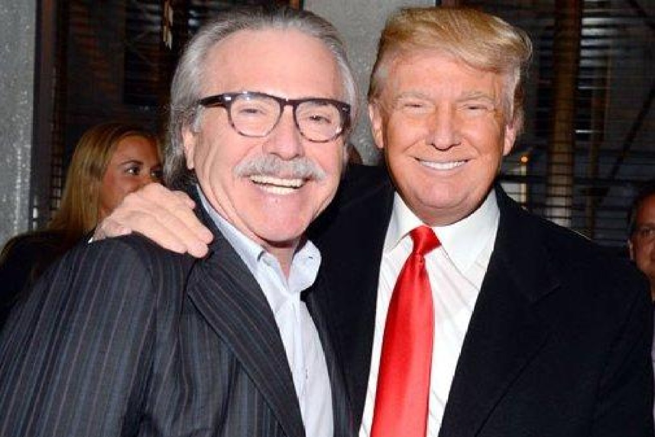 King of the supermarket tabloids David Pecker cut an immunity deal with investigators. Photo: Getty