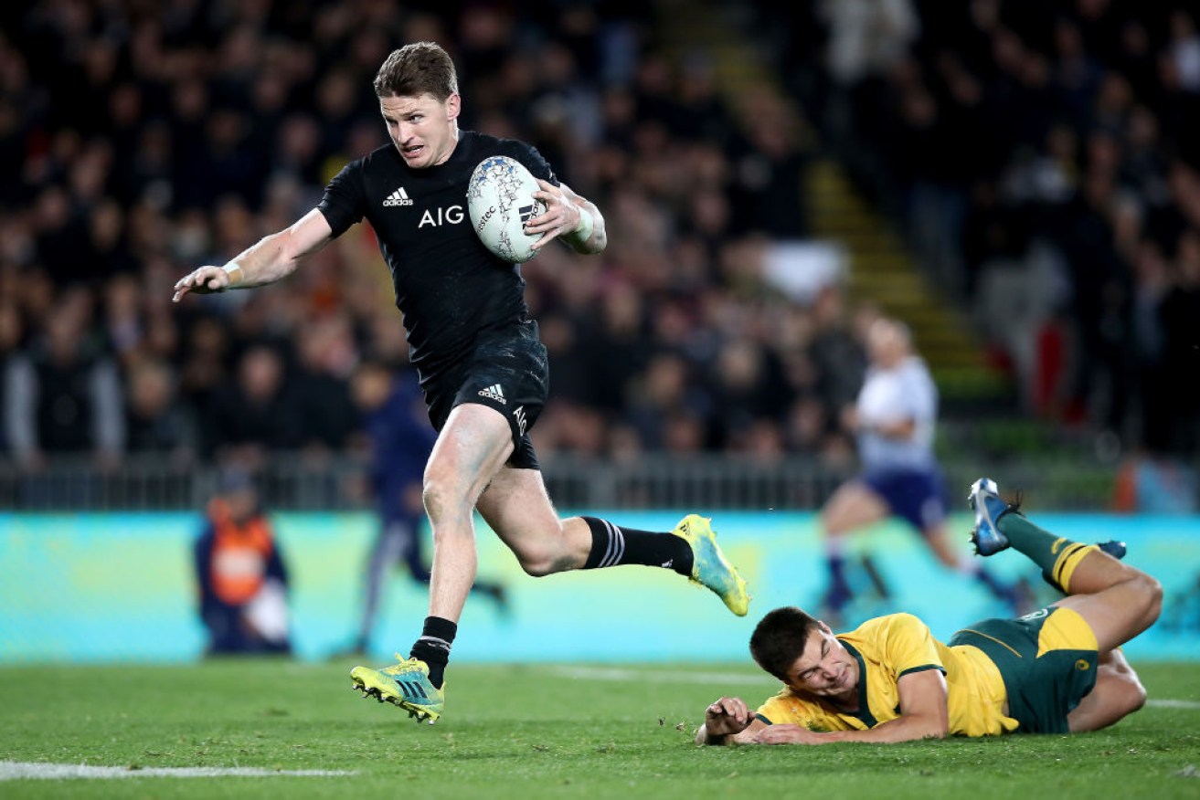 Beauden Barrett scored four tries in another drubbing by the All Blacks.