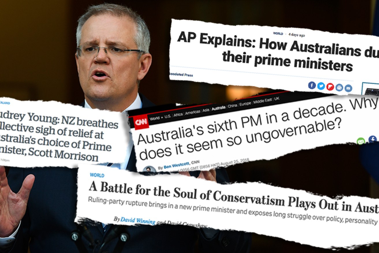 Scott Morrison's sudden rise to power has been met with confusion, ridicule and relief.