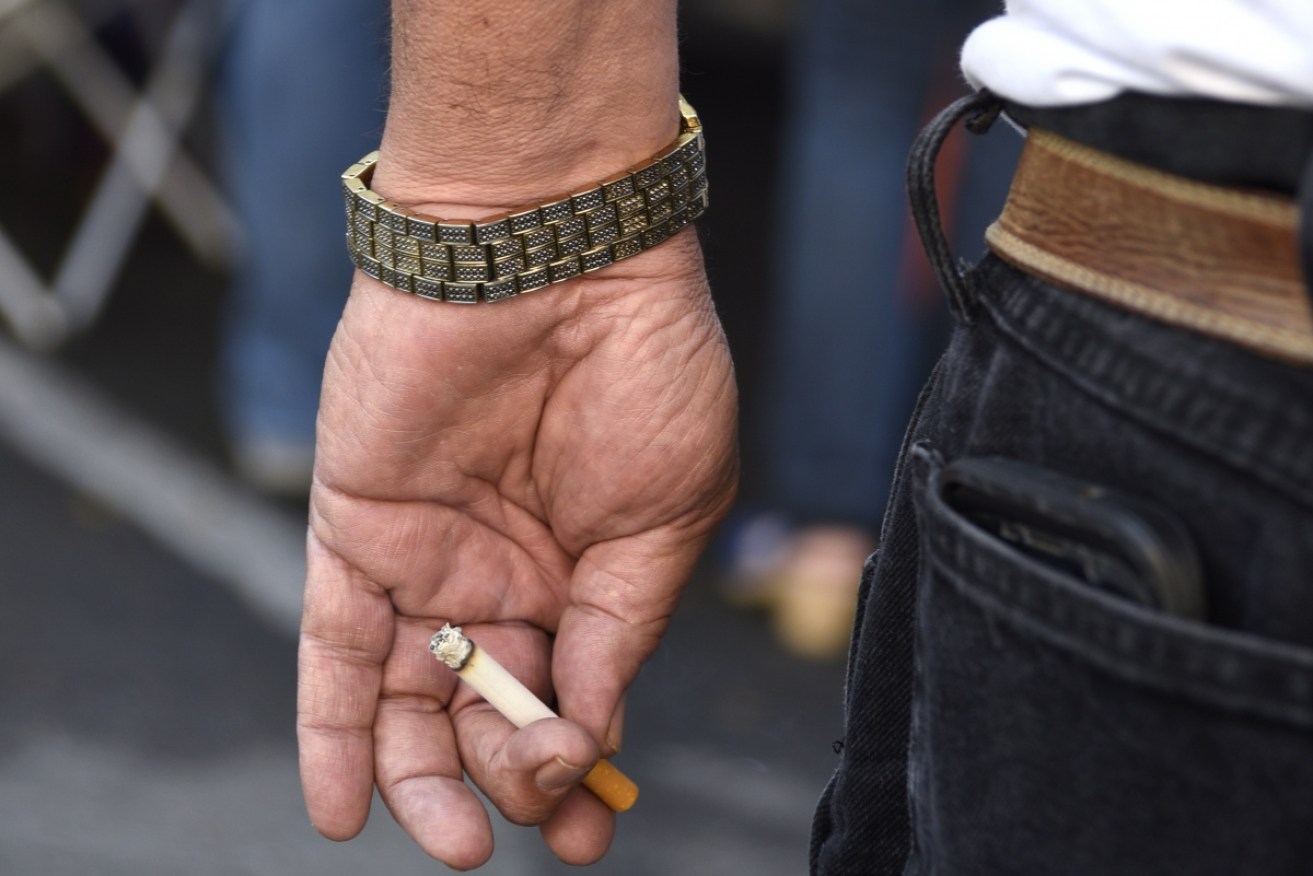 About one in seven Australian adults smoked each day in 2014-15. 