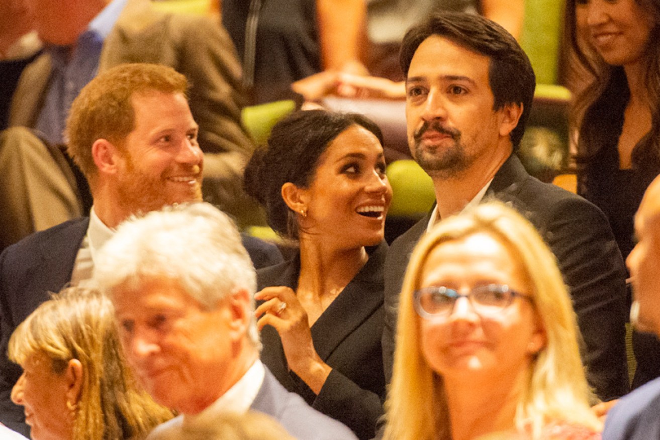 The Duke and Duchess of Sussex (with actor Lin Manuel Miranda) return to work – at a play – on August 29.