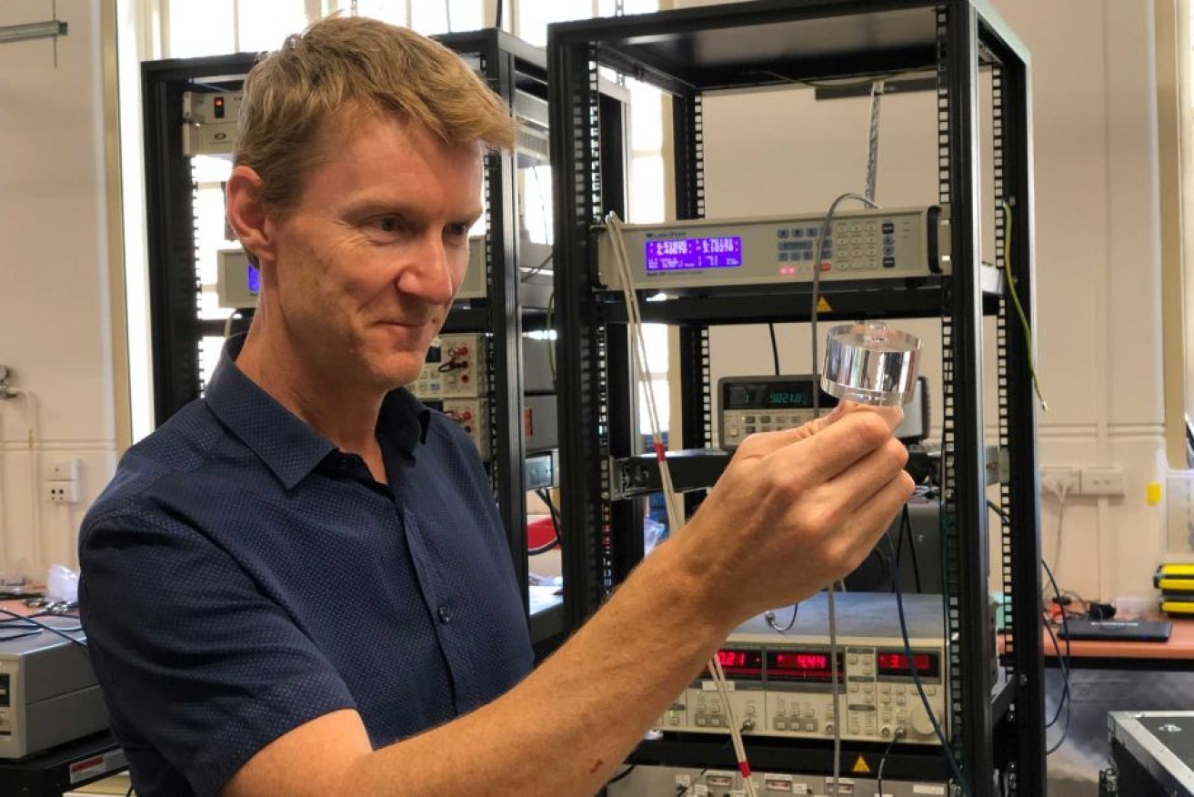 Associate Professor Martin O'Connor at the Institute for Photonics and Advanced Sensing at the University of Adelaide.