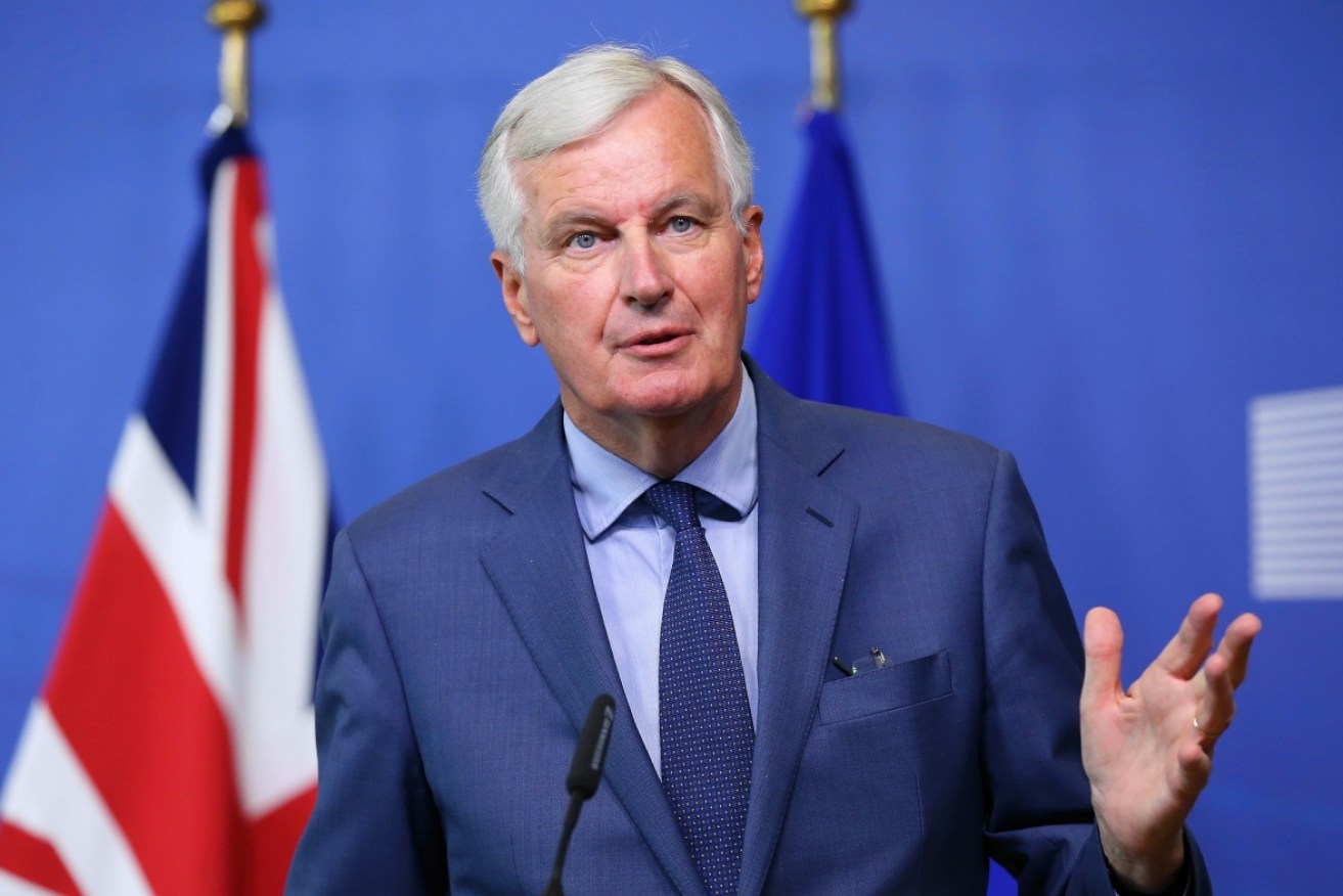 Michel Barnier has poured cold water on Theresa May's proposal of a "common rulebook" for goods.
