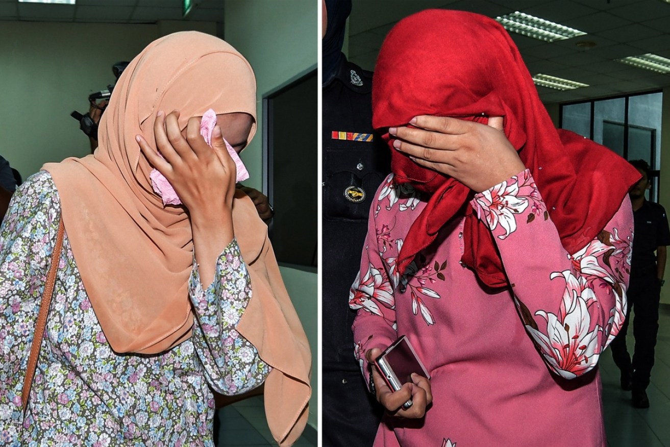Rights activists in Malaysia have slammed the public caning of two Muslim women.
