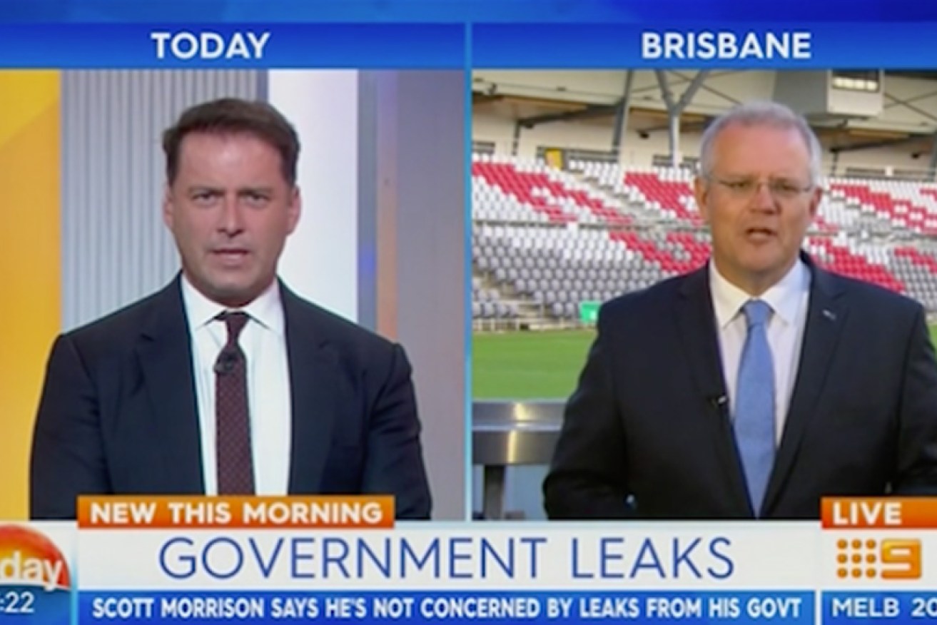 "Grab the Selleys and plug the leaks", Karl Stefanovic told Scott Morrison on the <i>Today</i> show on Wednesday.