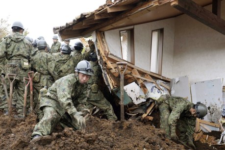 Death toll rises after Japan earthquake triggers landslides