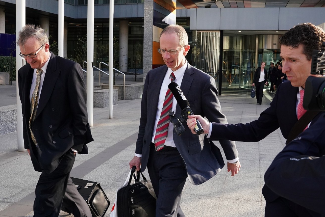ASIC Deputy Chair Peter Kell leaves the Banking Royal Commission at the Commonwealth Law Courts in Melbourne last month.