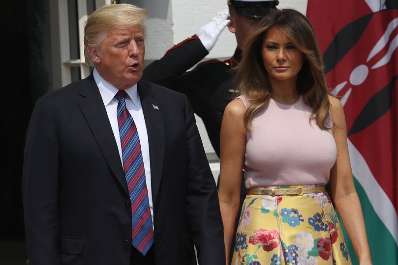 The President and first lady have dismissed speculation of a Melania body double.