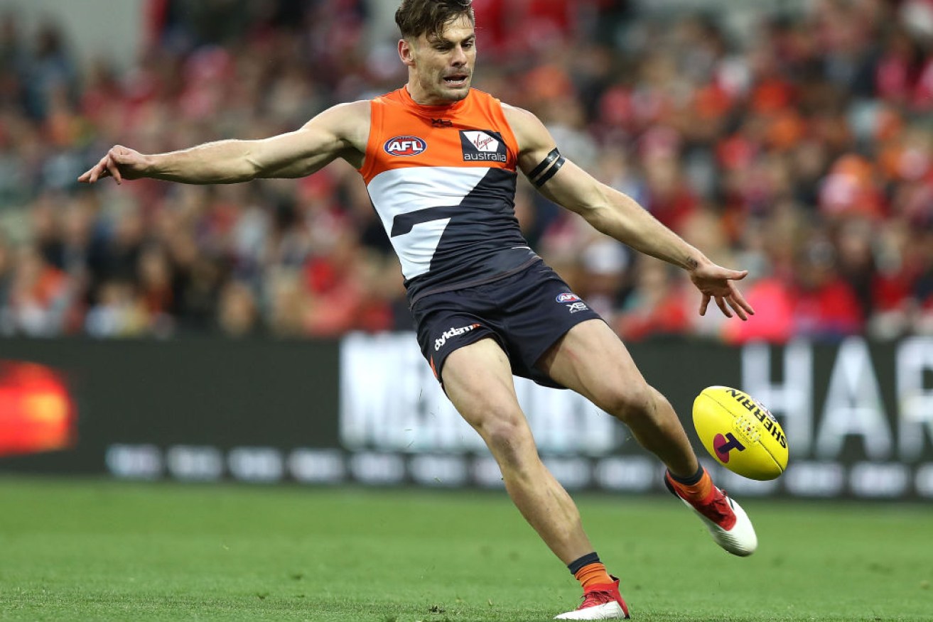 Back into the fray: Giant Stephen Coniglio.  