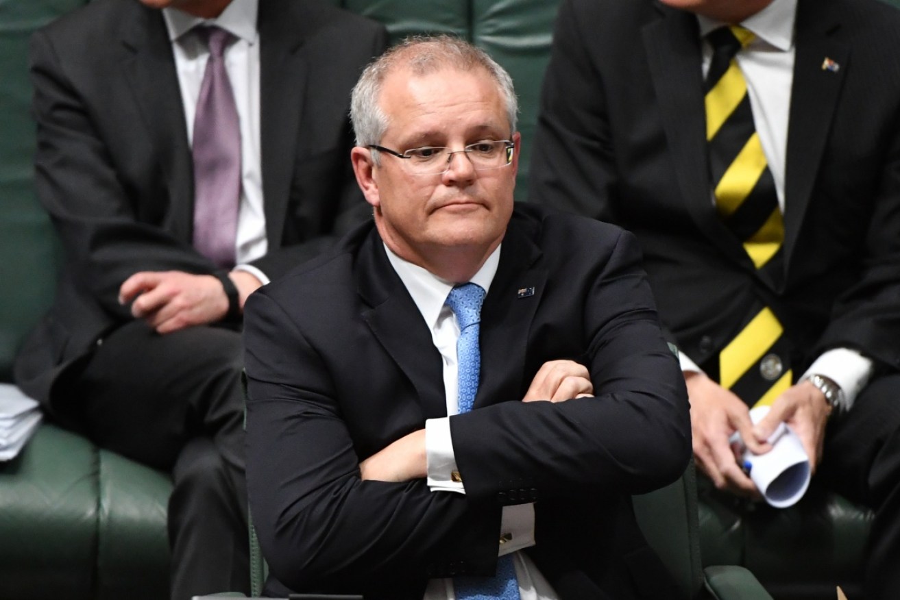 Scott Morrison fronts his first question time as PM on Monday.