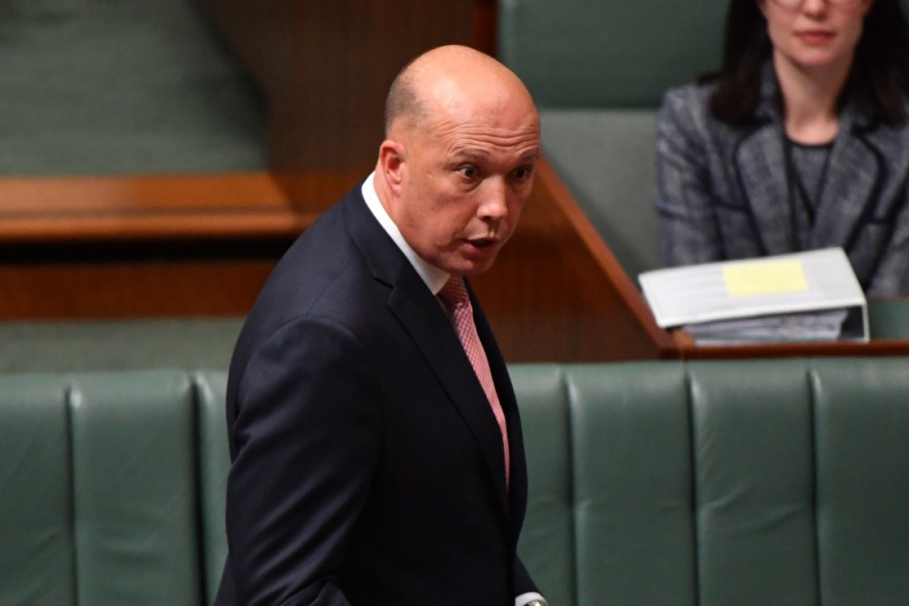 Home Affairs Minister Peter Dutton is concerned about a lack of access to encrypted communications.