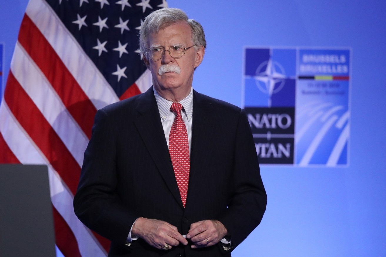 John Bolton says the International Criminal Court is "dead" to the Trump administration.