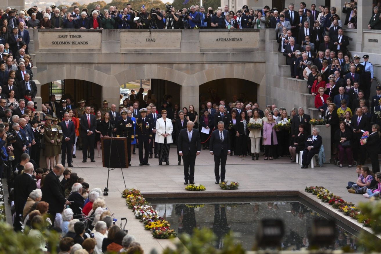 A ceremony at the Australian War Memorial on Tuesday remembered the victims of 9/11. 